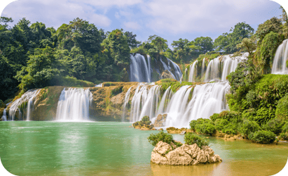 waterfalls